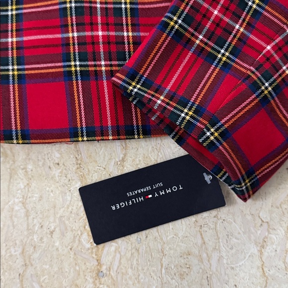NWT Tommy Hilfiger Red Tartan Women's Blazer - Picture 12 of 14